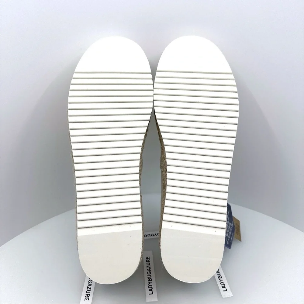 New Toms Cream Espadrille Slip-On